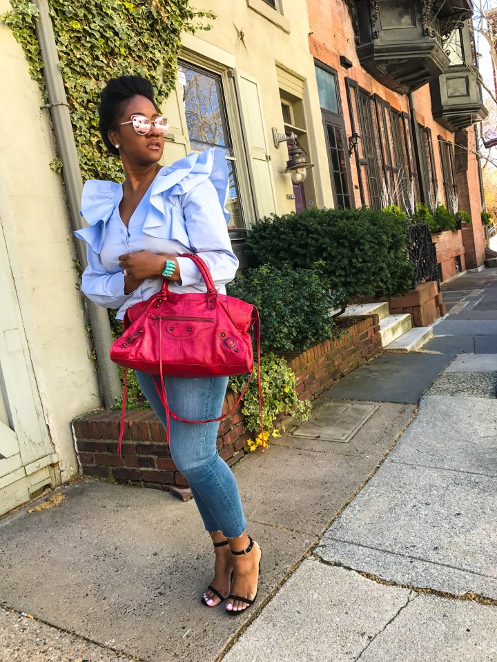 How to Style: Ruffles &&nbsp;Denim